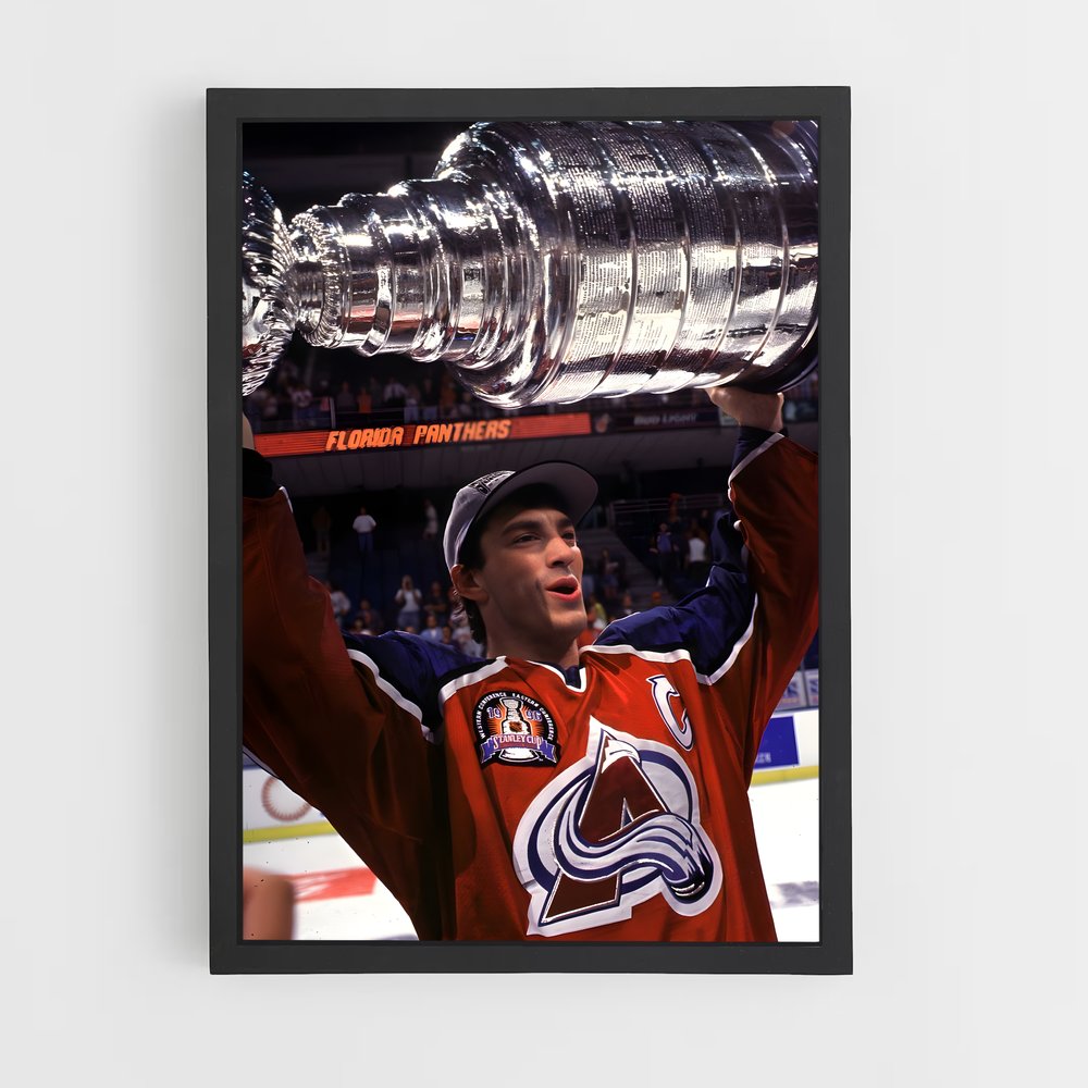 Poster Le Héros du Hockey – affiche Hockey sur glace (vue 2)